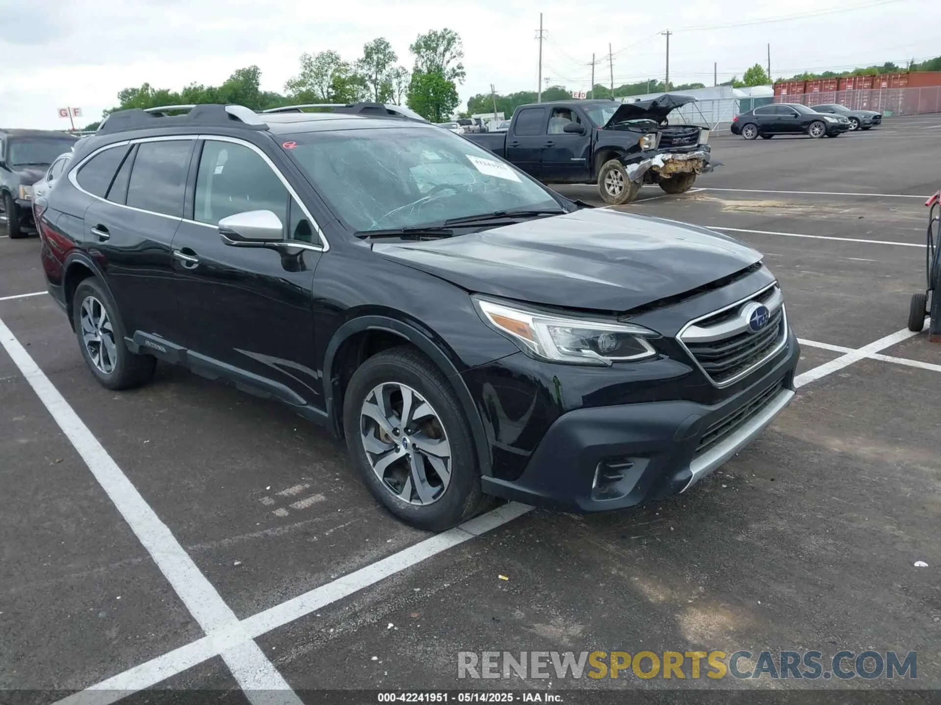 1 fotografías del automóvil dañado 4S4BTGPD6M3116384 SUBARU OUTBACK 2021