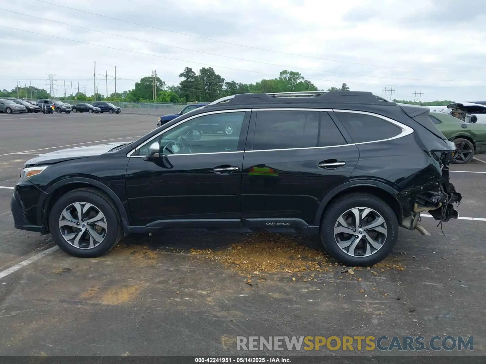 14 fotografías del automóvil dañado 4S4BTGPD6M3116384 SUBARU OUTBACK 2021