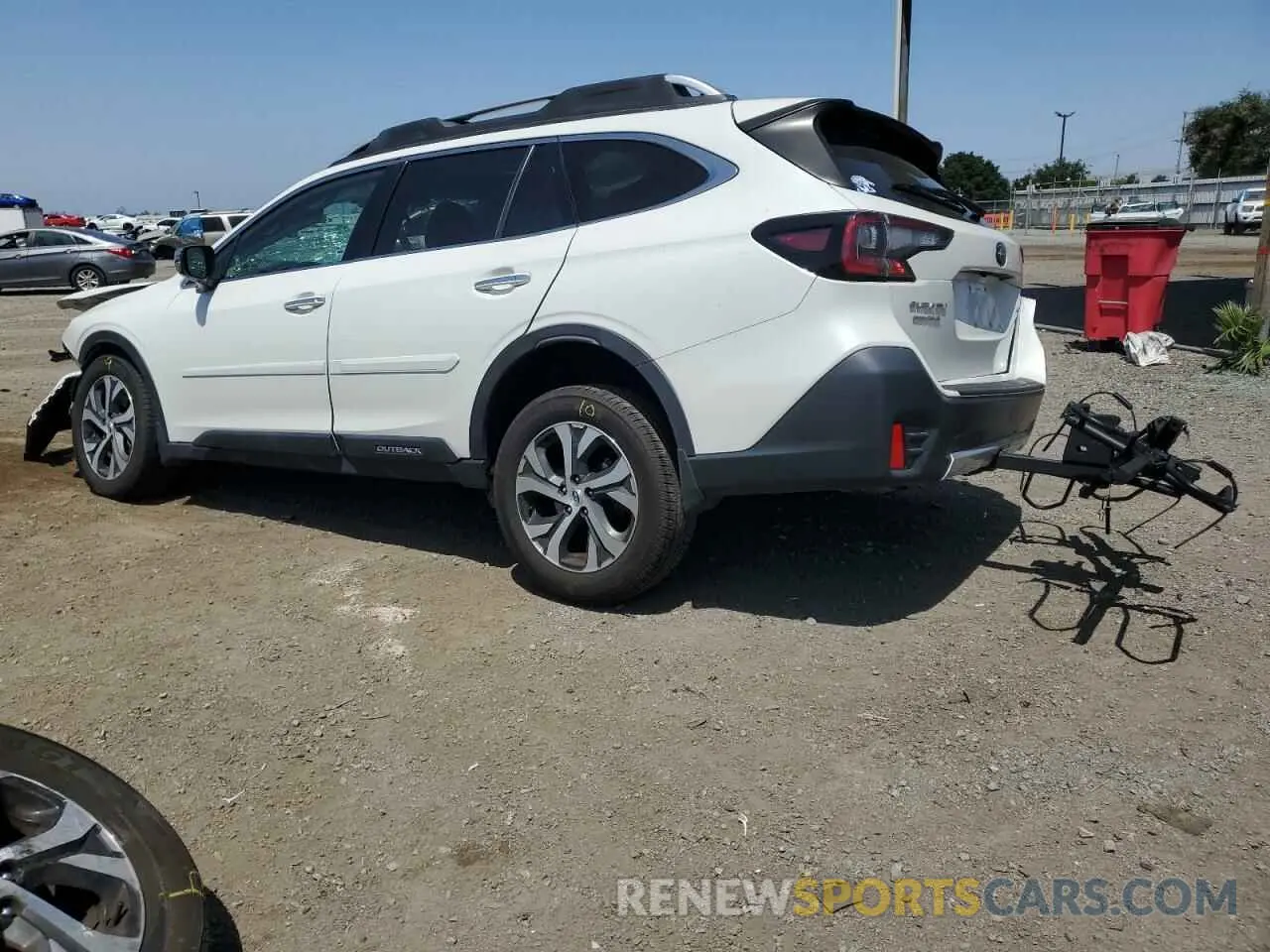 2 fotografías del automóvil dañado 4S4BTGPD6M3197029 SUBARU OUTBACK 2021