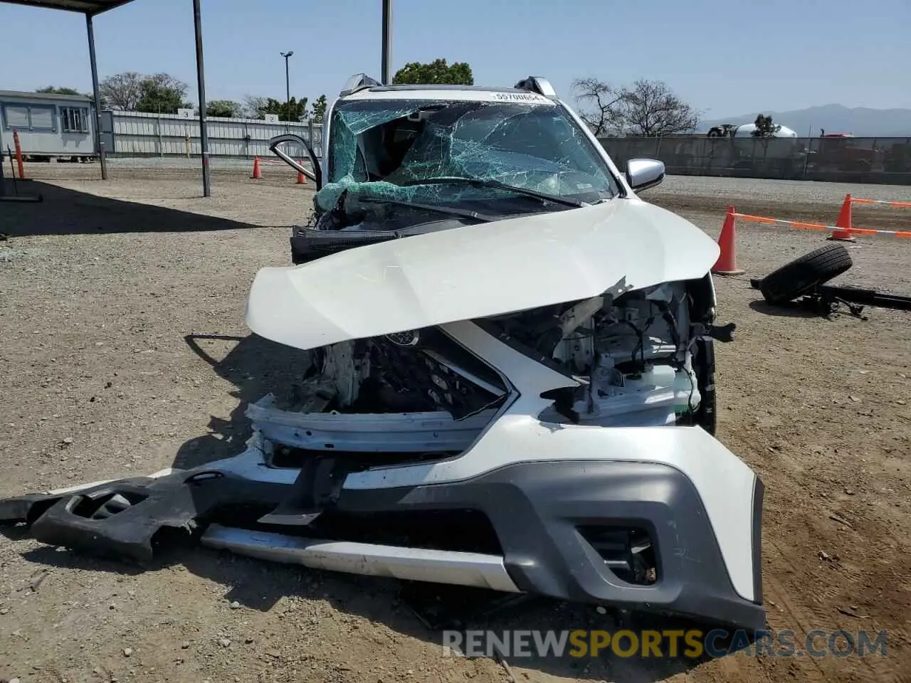 5 fotografías del automóvil dañado 4S4BTGPD6M3197029 SUBARU OUTBACK 2021