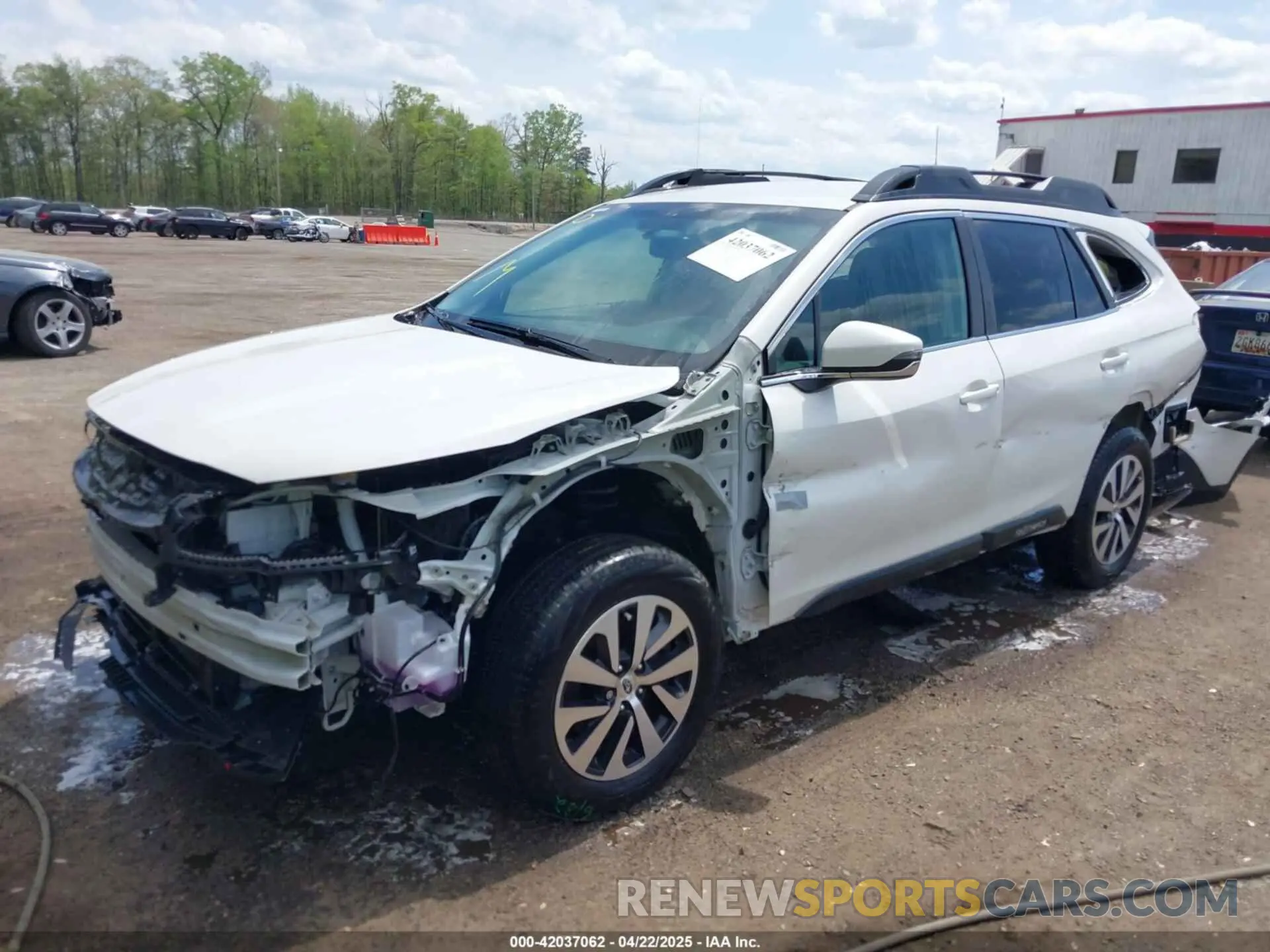2 fotografías del automóvil dañado 4S4BTACC1N3247458 SUBARU OUTBACK 2022