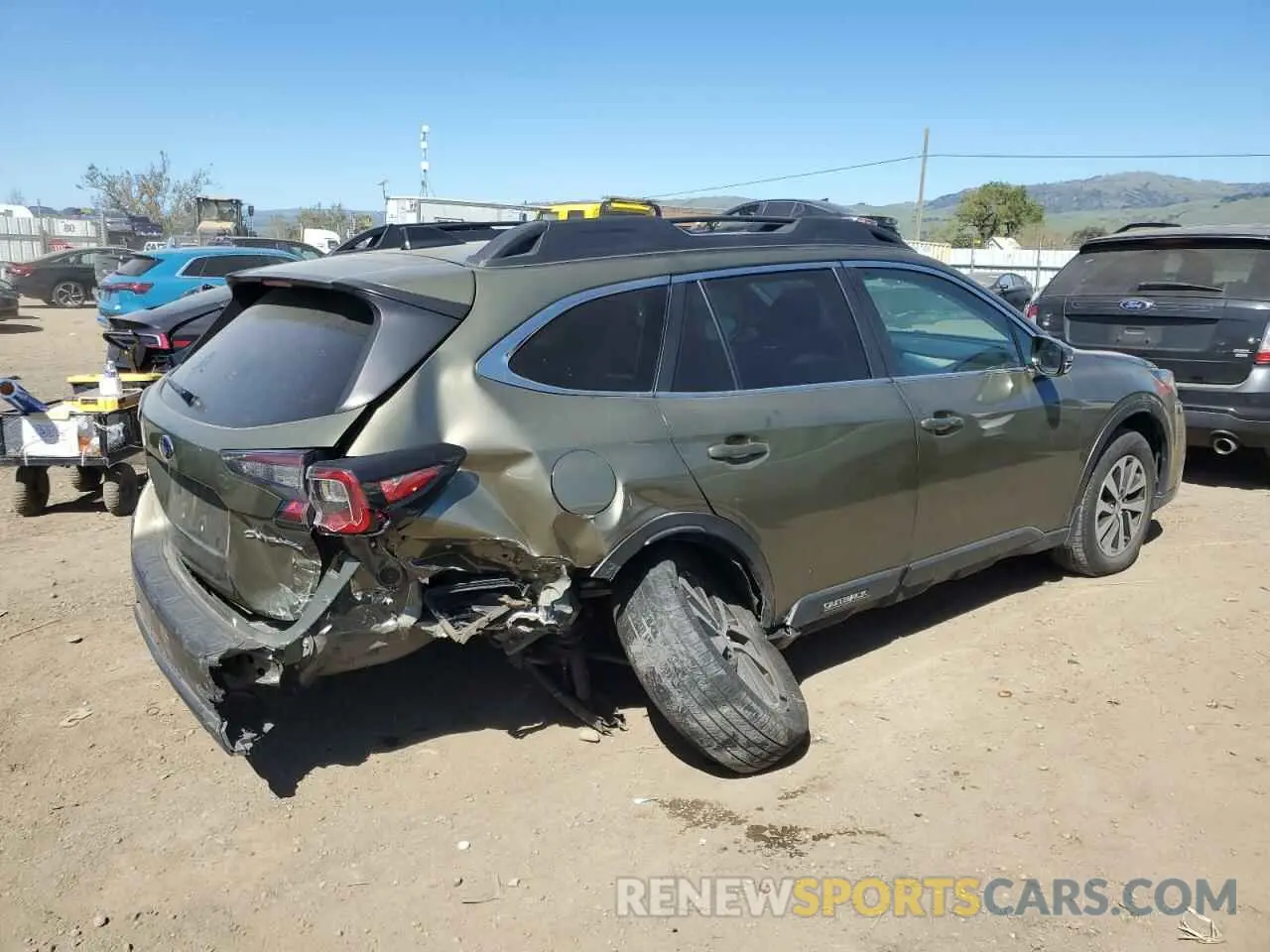 3 fotografías del automóvil dañado 4S4BTACC4N3135804 SUBARU OUTBACK 2022