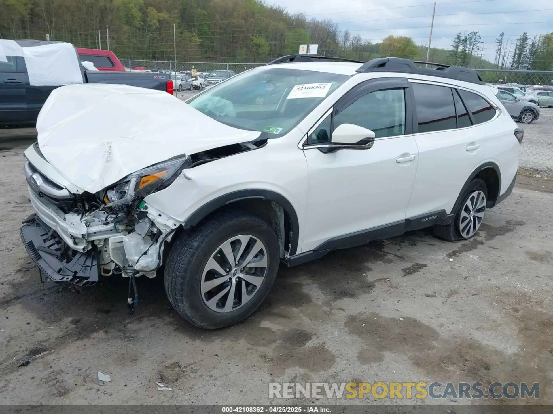 2 fotografías del automóvil dañado 4S4BTACC6N3187757 SUBARU OUTBACK 2022
