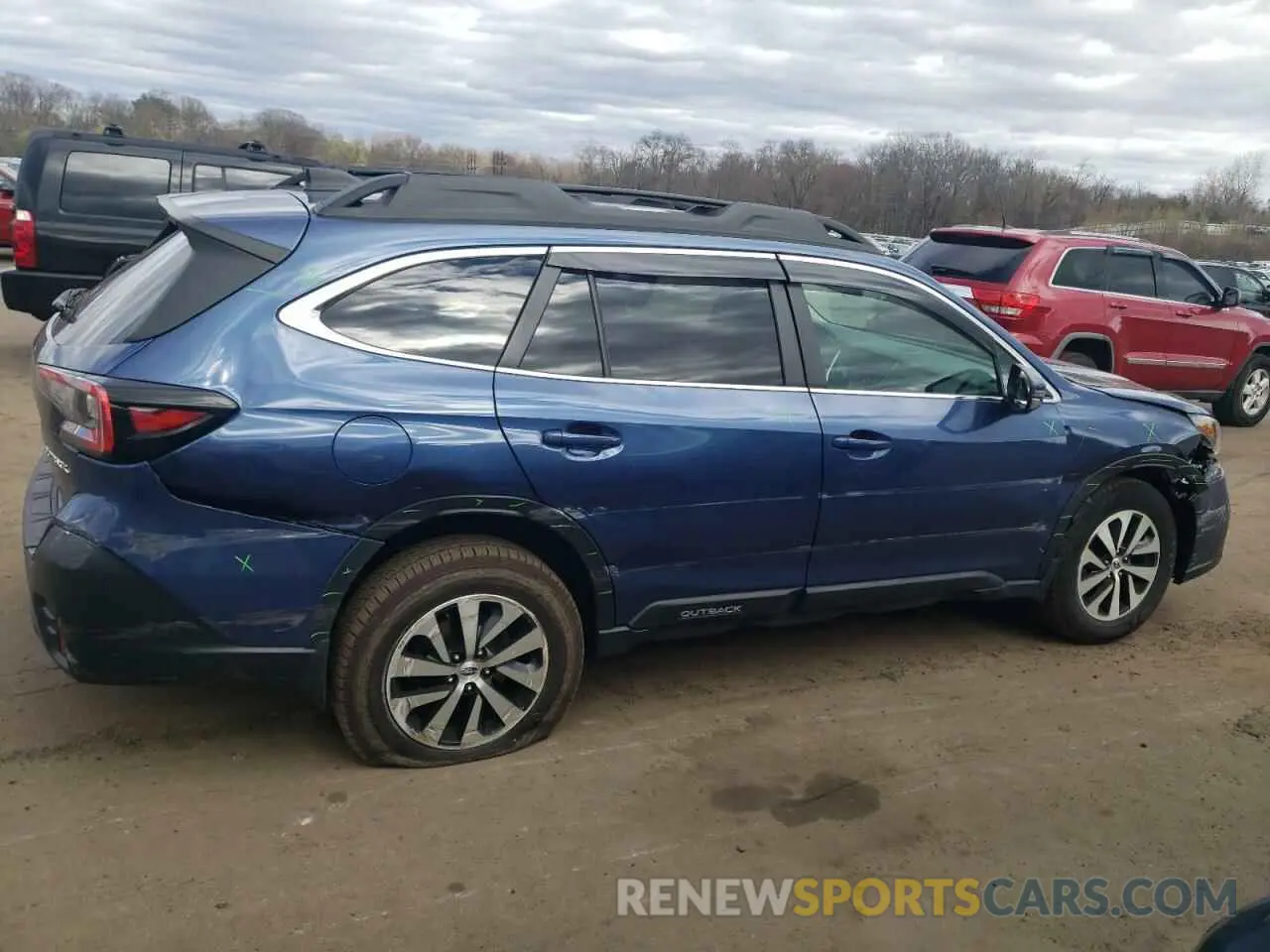 3 fotografías del automóvil dañado 4S4BTACC7N3128071 SUBARU OUTBACK 2022