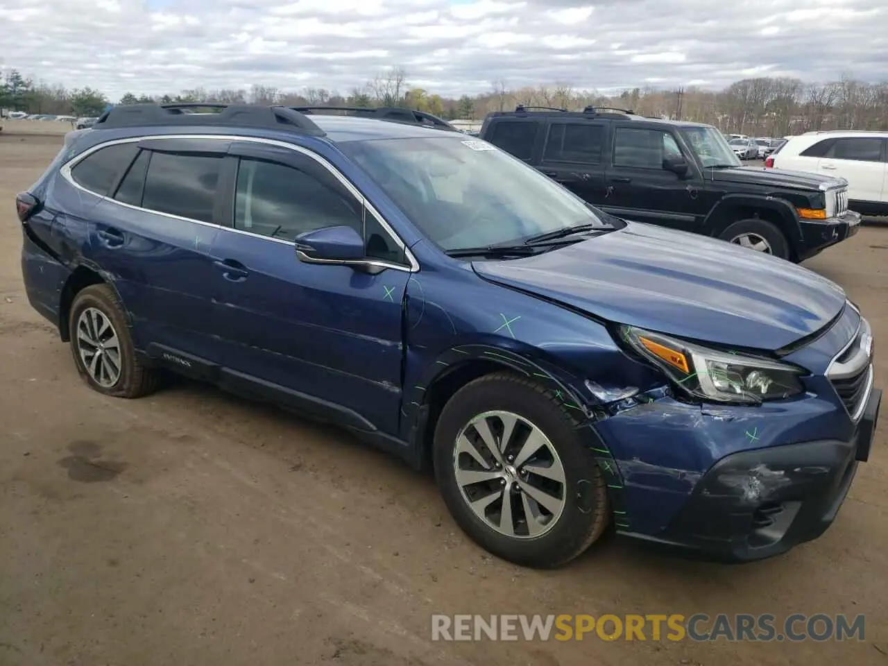 4 fotografías del automóvil dañado 4S4BTACC7N3128071 SUBARU OUTBACK 2022