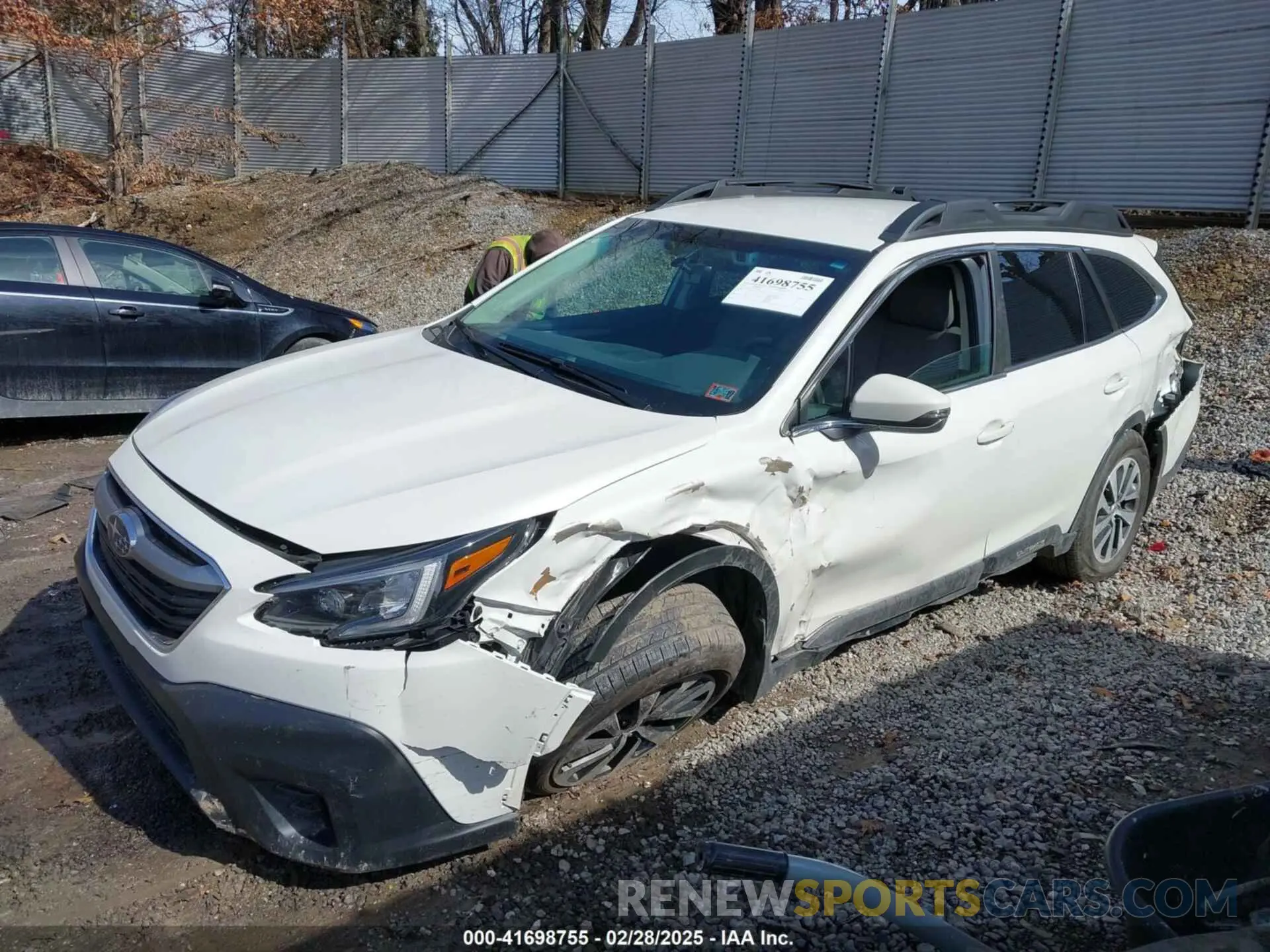 2 fotografías del automóvil dañado 4S4BTACC7N3175844 SUBARU OUTBACK 2022