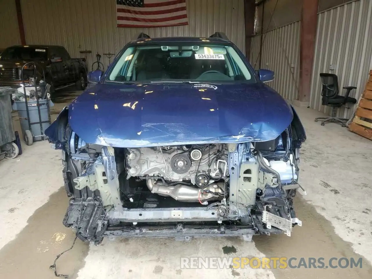 5 fotografías del automóvil dañado 4S4BTADC3N3174639 SUBARU OUTBACK 2022