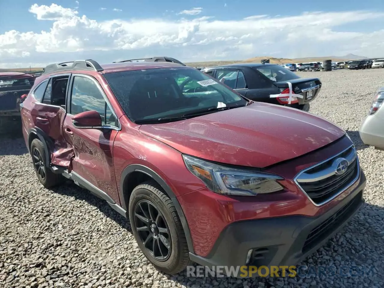 4 fotografías del automóvil dañado 4S4BTADC7N3110815 SUBARU OUTBACK 2022