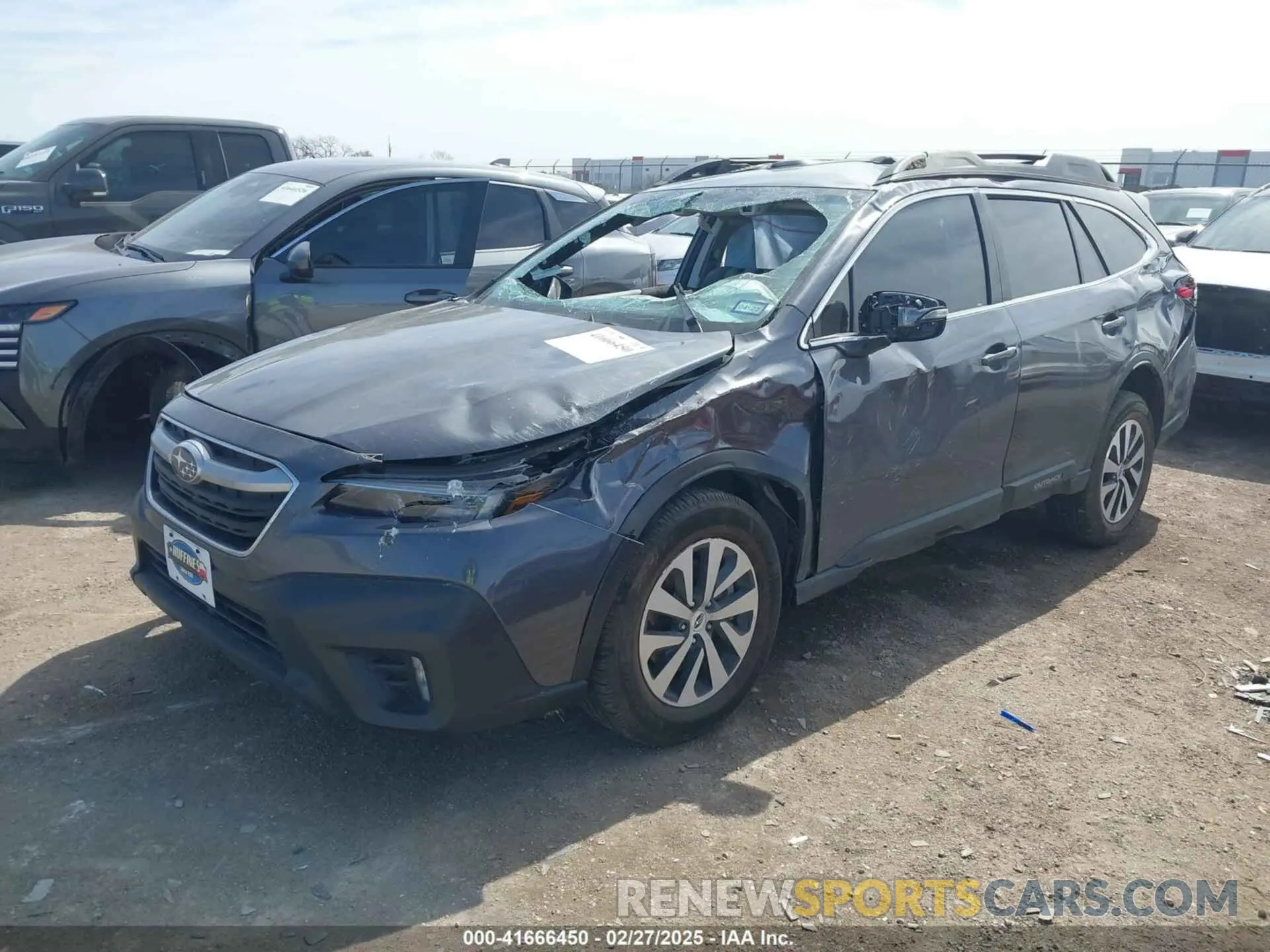 2 fotografías del automóvil dañado 4S4BTADC8N3235323 SUBARU OUTBACK 2022