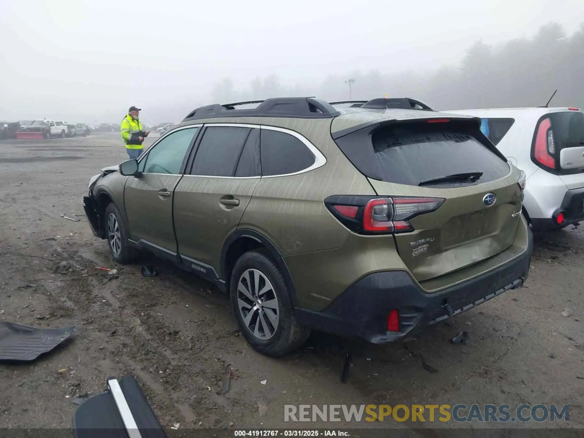 3 fotografías del automóvil dañado 4S4BTAFC0N3241243 SUBARU OUTBACK 2022
