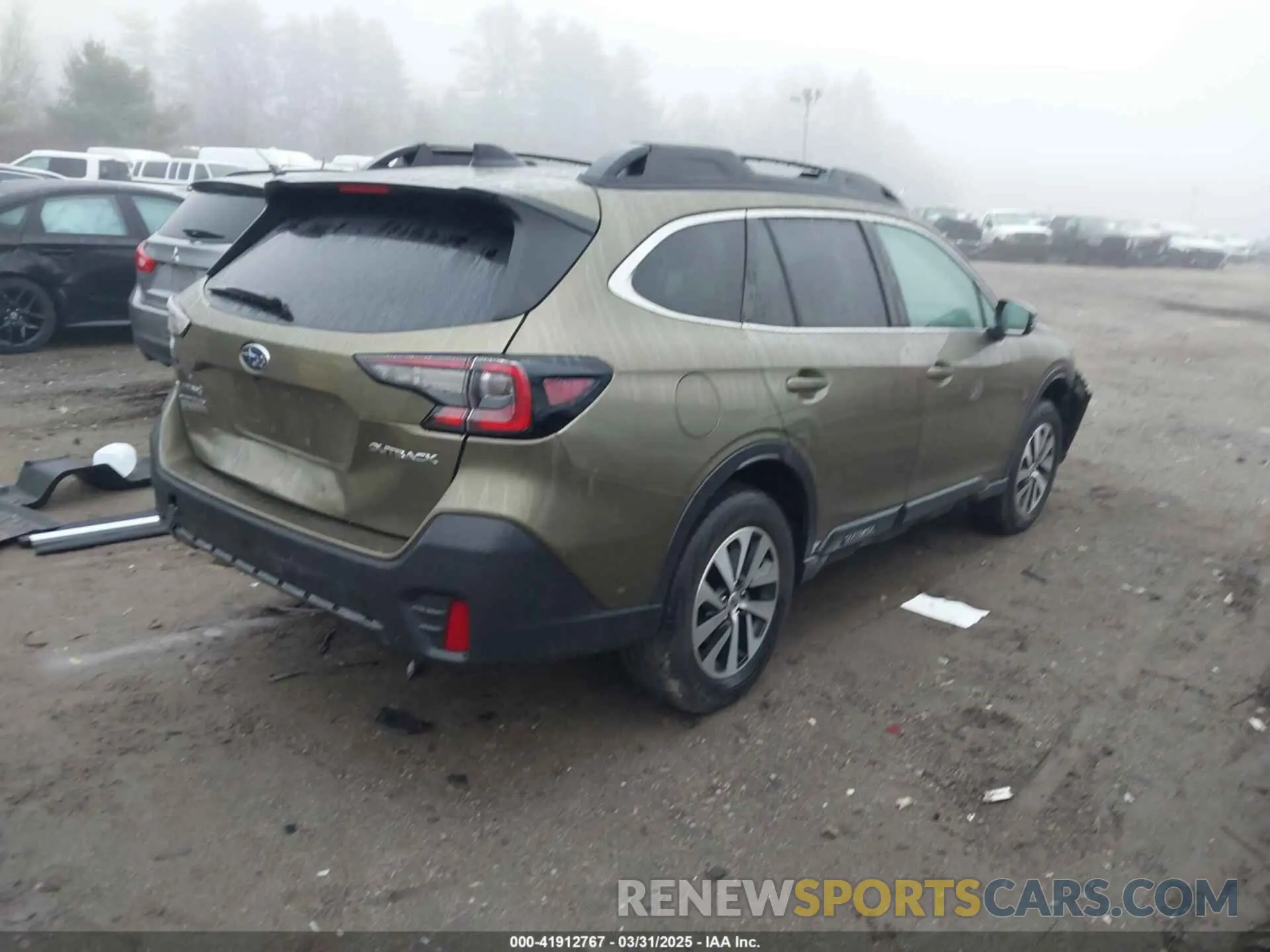 4 fotografías del automóvil dañado 4S4BTAFC0N3241243 SUBARU OUTBACK 2022