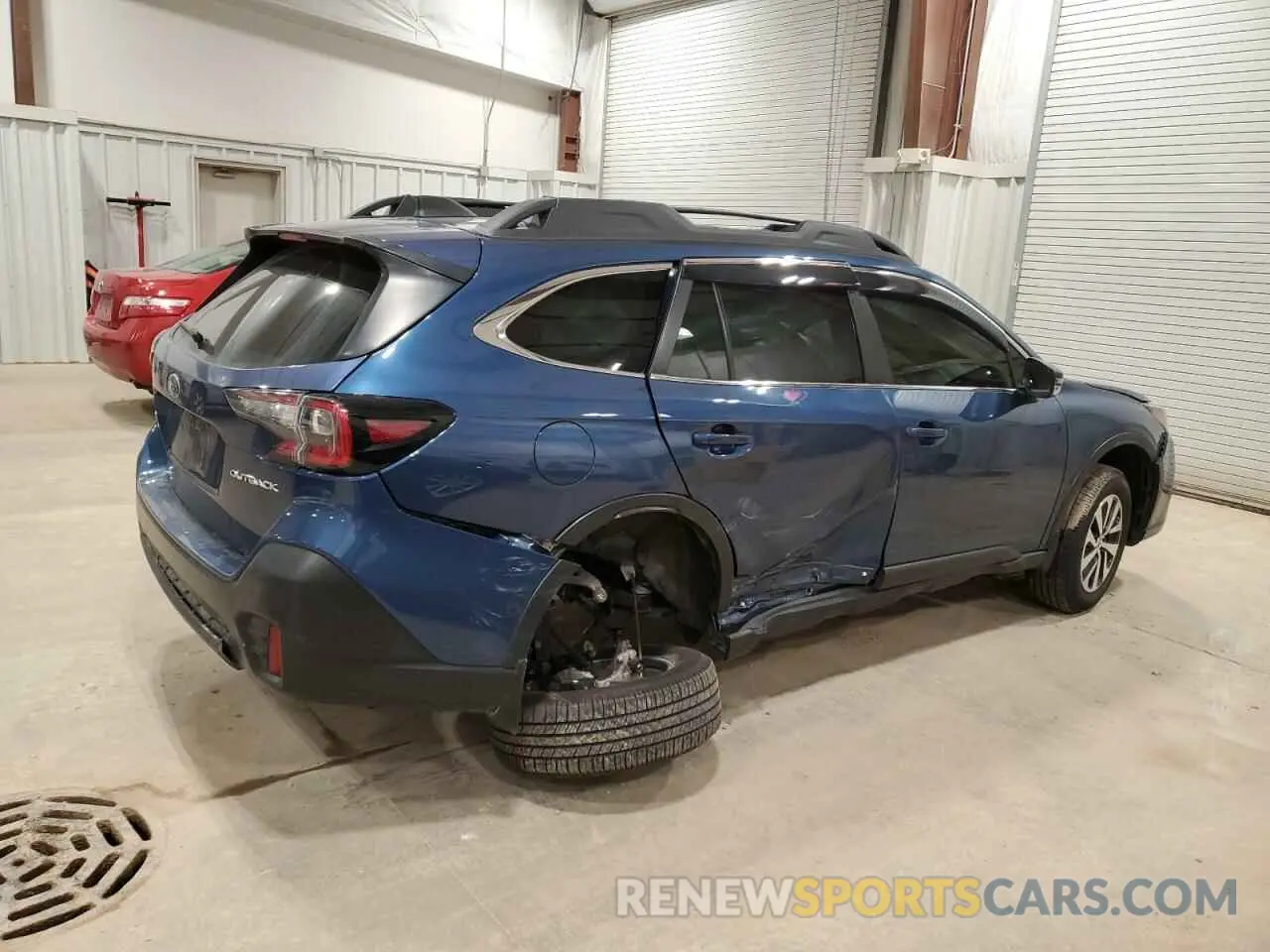 3 fotografías del automóvil dañado 4S4BTAFC0N3272119 SUBARU OUTBACK 2022