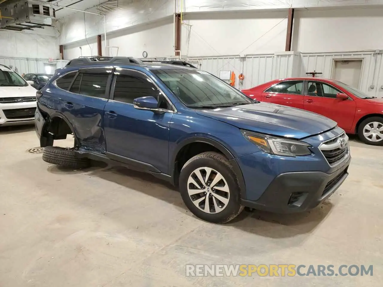 4 fotografías del automóvil dañado 4S4BTAFC0N3272119 SUBARU OUTBACK 2022