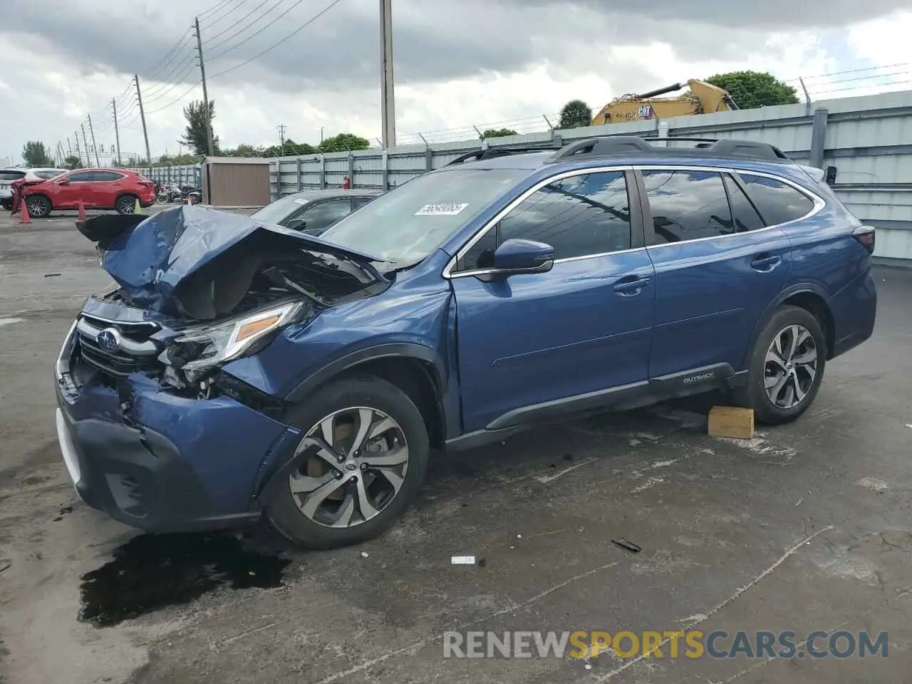 1 fotografías del automóvil dañado 4S4BTAMC1N3125388 SUBARU OUTBACK 2022