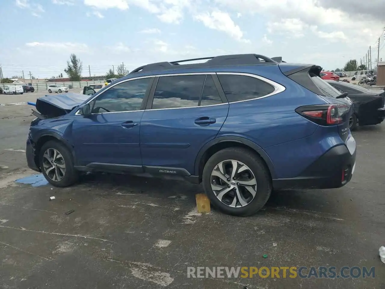 2 fotografías del automóvil dañado 4S4BTAMC1N3125388 SUBARU OUTBACK 2022