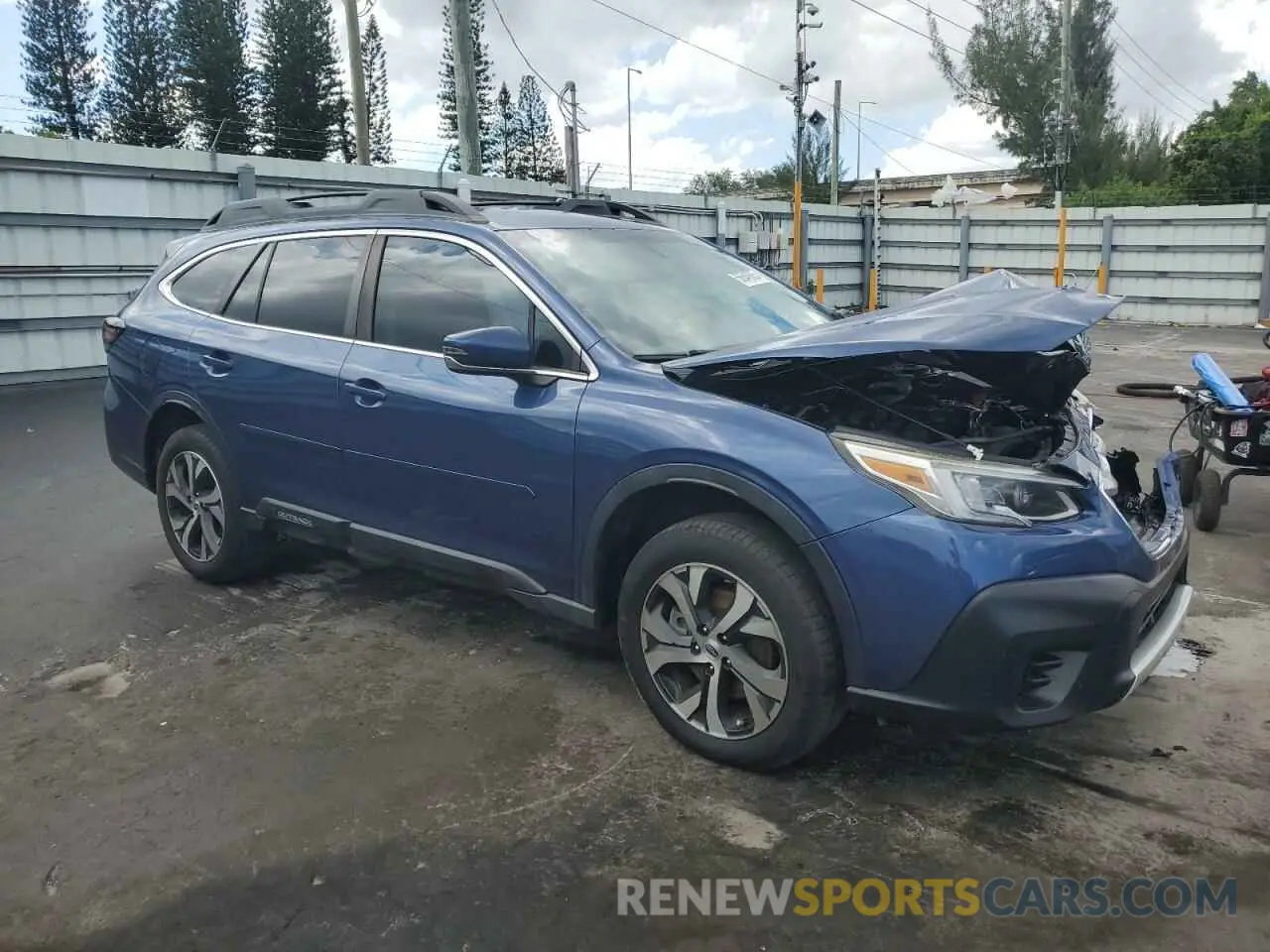4 fotografías del automóvil dañado 4S4BTAMC1N3125388 SUBARU OUTBACK 2022