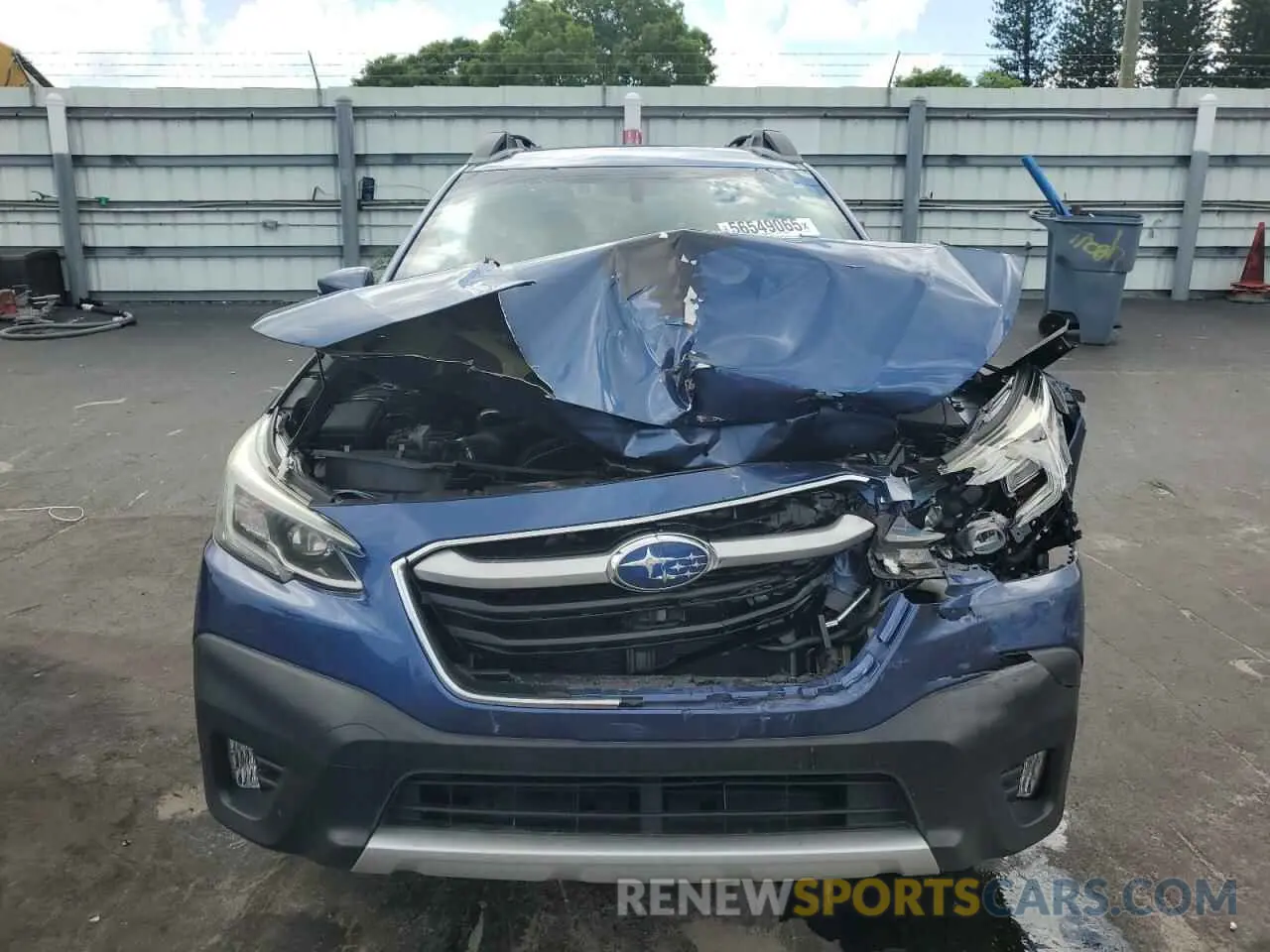 5 fotografías del automóvil dañado 4S4BTAMC1N3125388 SUBARU OUTBACK 2022