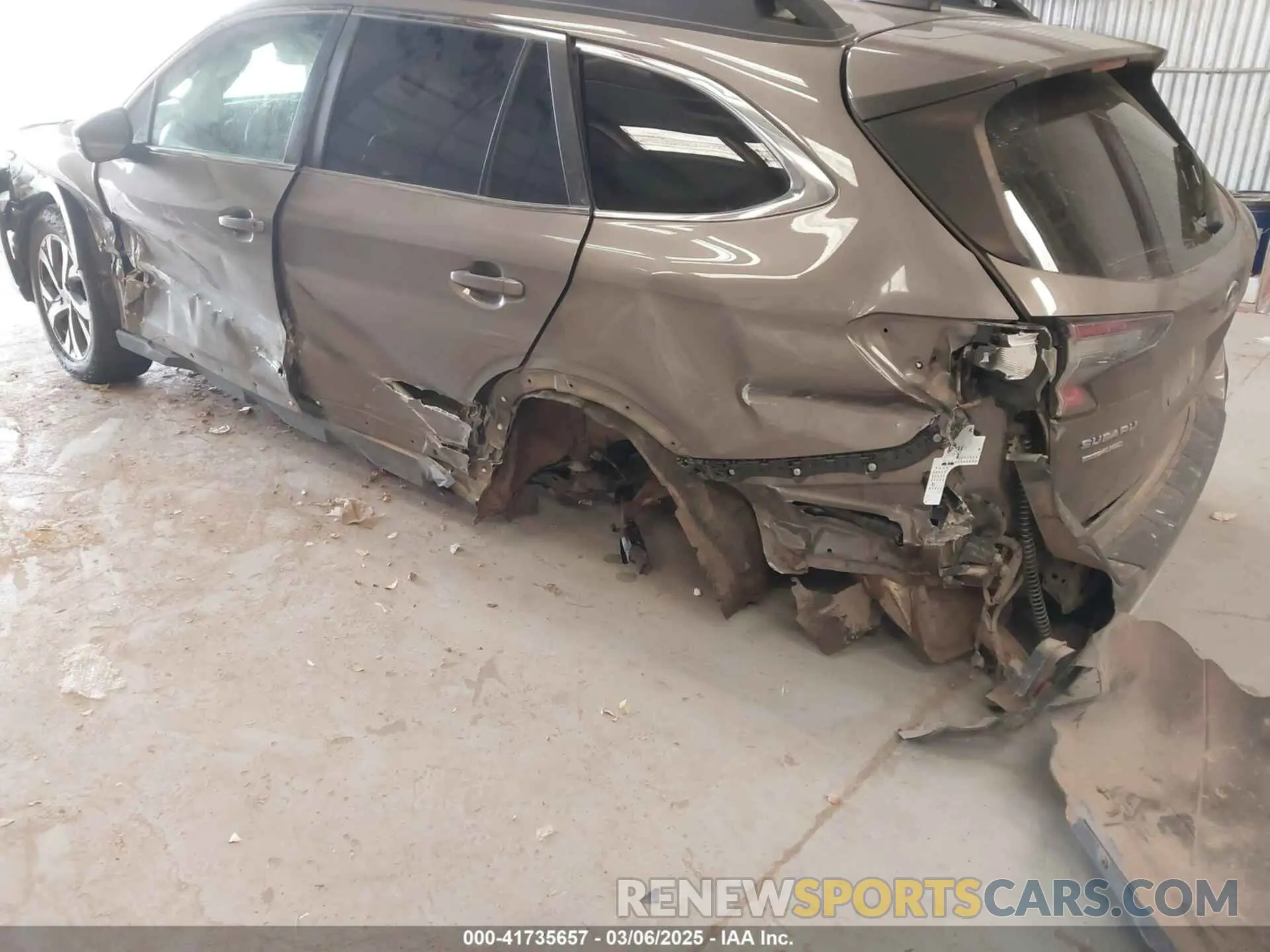 6 fotografías del automóvil dañado 4S4BTAMC4N3209740 SUBARU OUTBACK 2022