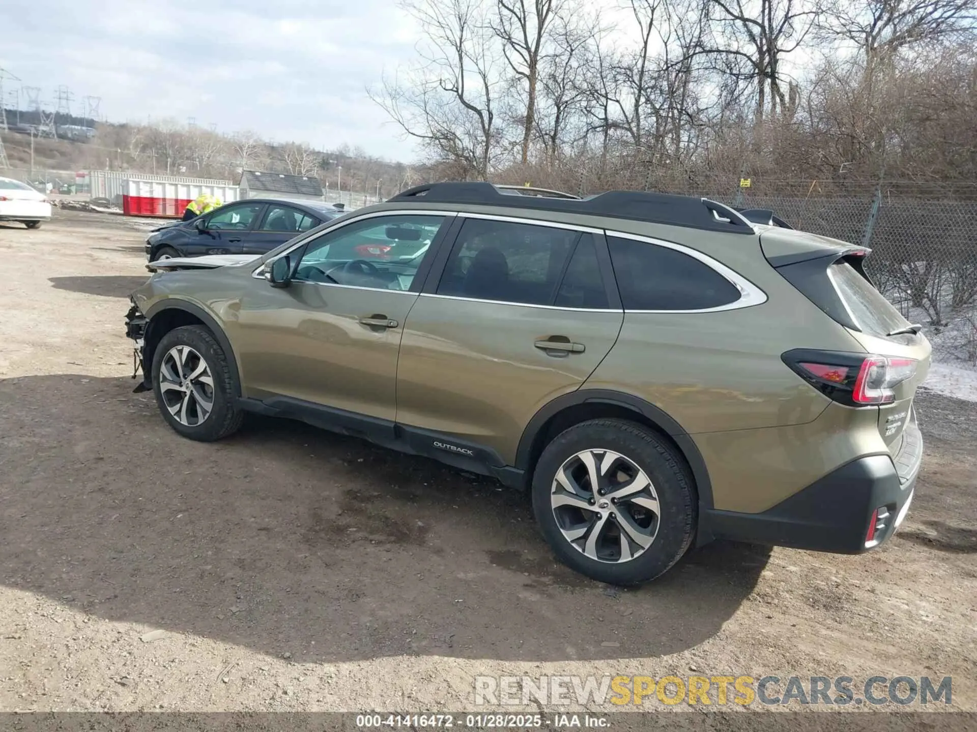 3 fotografías del automóvil dañado 4S4BTANC0N3205179 SUBARU OUTBACK 2022
