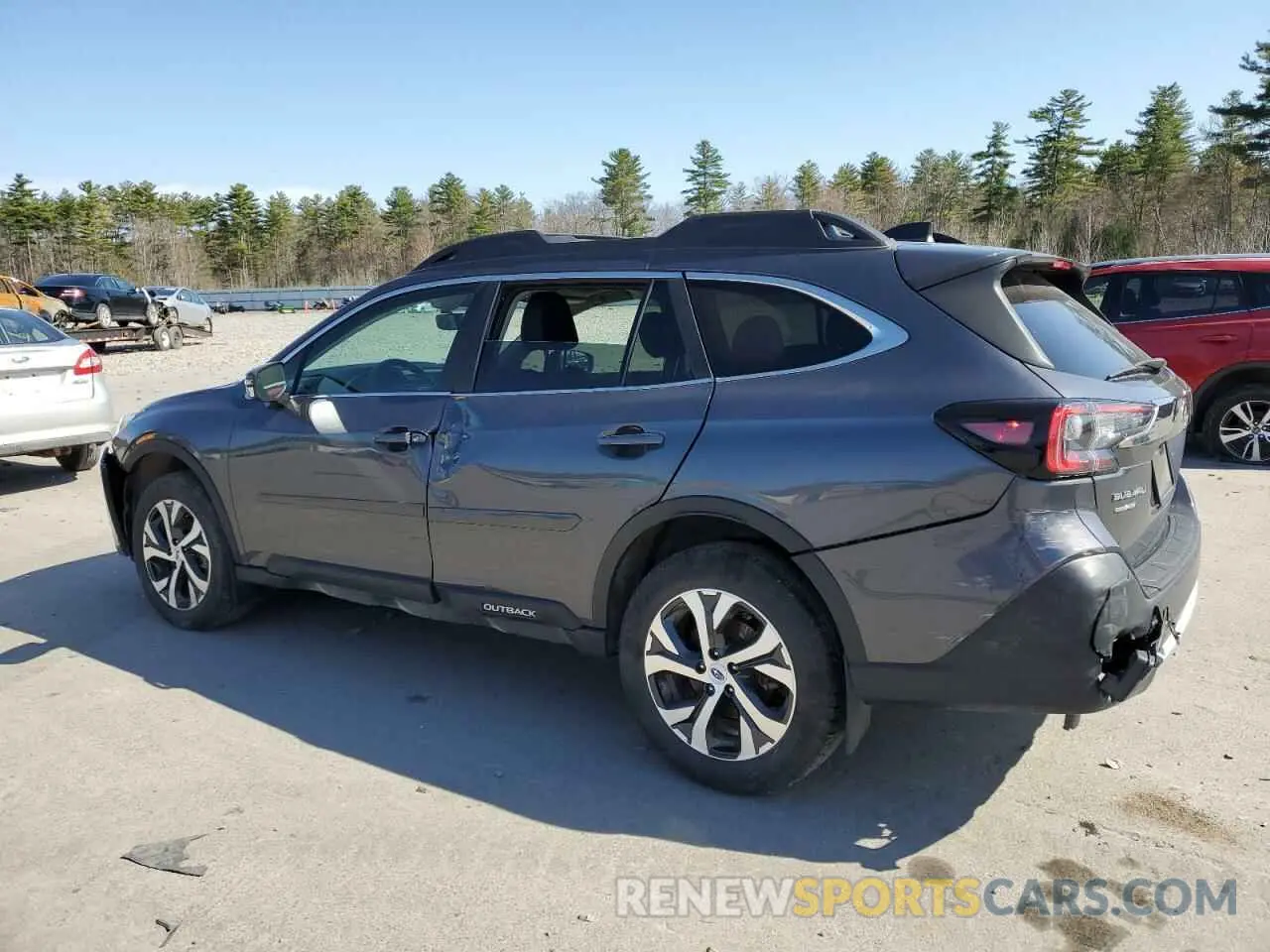 2 fotografías del automóvil dañado 4S4BTANC0N3225500 SUBARU OUTBACK 2022