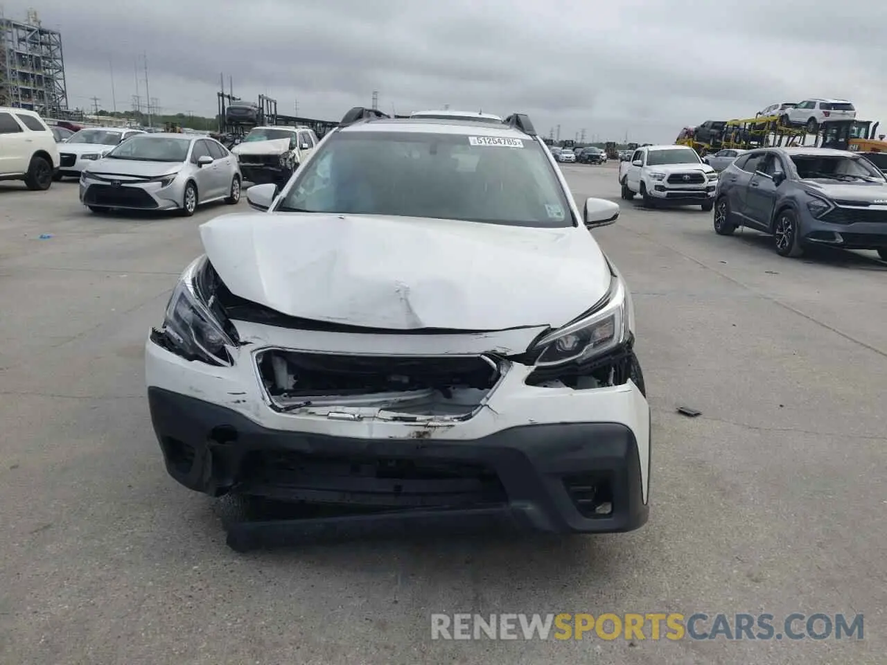 5 fotografías del automóvil dañado 4S4BTANC0N3274180 SUBARU OUTBACK 2022