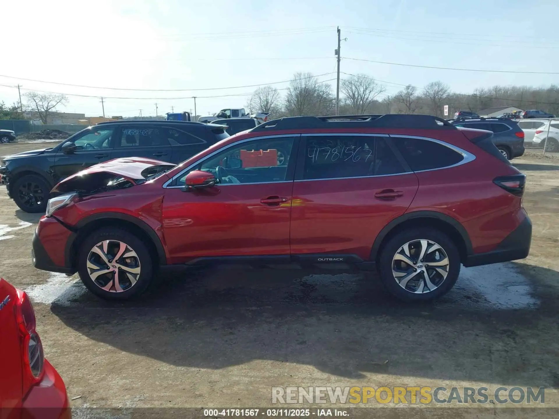 14 fotografías del automóvil dañado 4S4BTANC1N3215882 SUBARU OUTBACK 2022