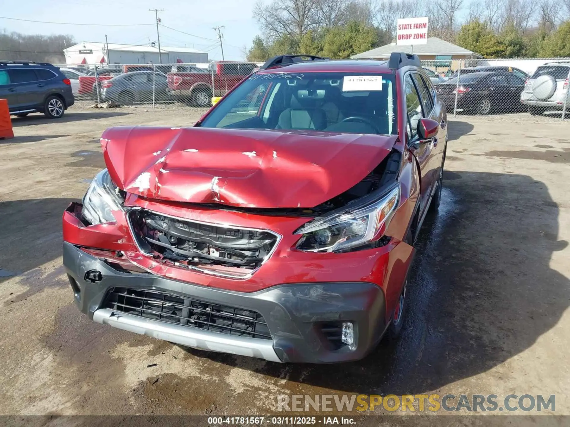 2 fotografías del automóvil dañado 4S4BTANC1N3215882 SUBARU OUTBACK 2022