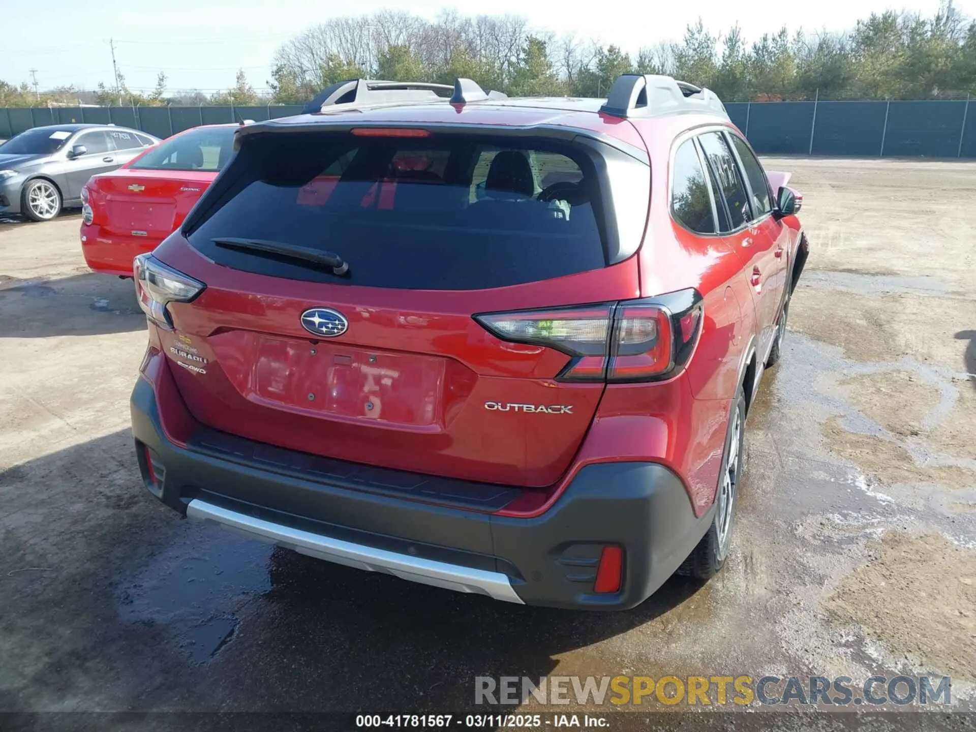4 fotografías del automóvil dañado 4S4BTANC1N3215882 SUBARU OUTBACK 2022