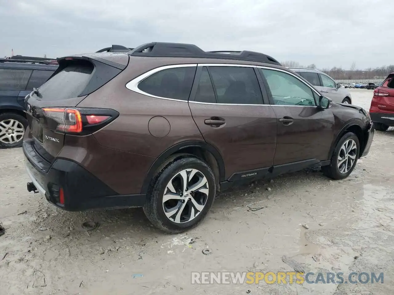 3 fotografías del automóvil dañado 4S4BTANC3N3213163 SUBARU OUTBACK 2022
