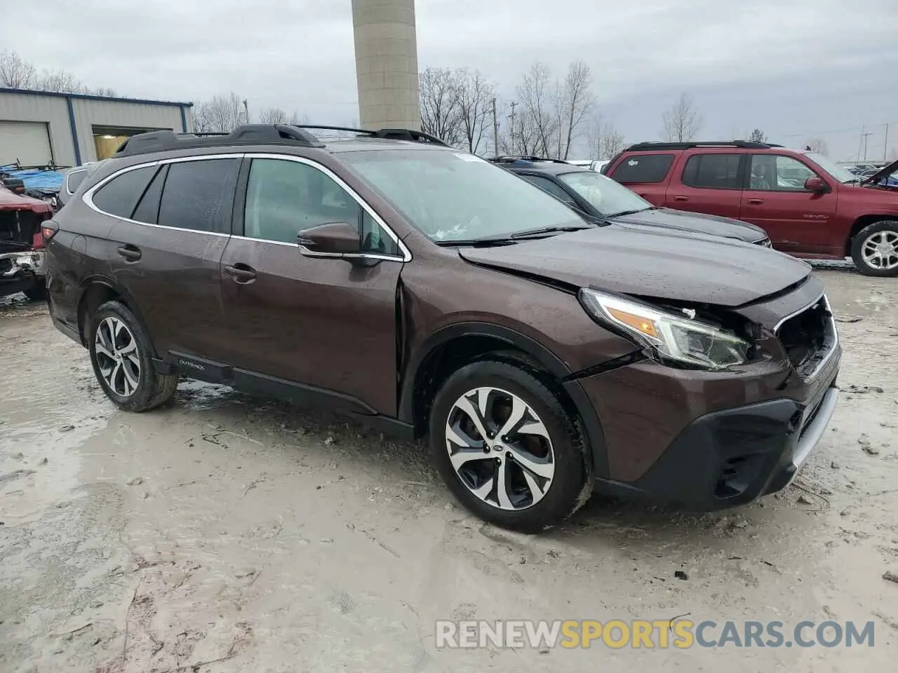 4 fotografías del automóvil dañado 4S4BTANC3N3213163 SUBARU OUTBACK 2022