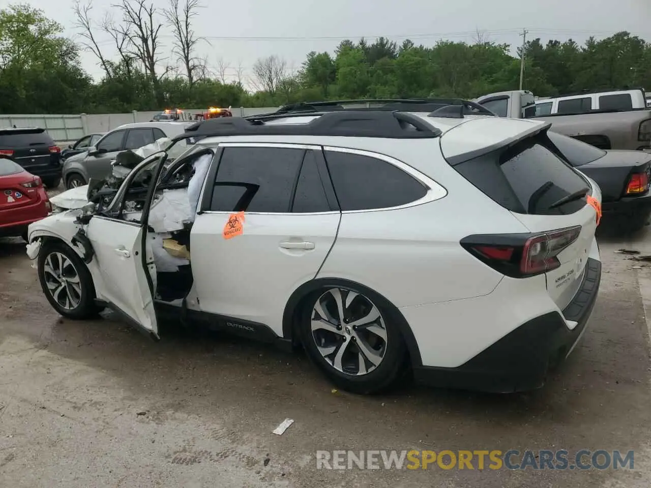 2 fotografías del automóvil dañado 4S4BTANC6N3205347 SUBARU OUTBACK 2022