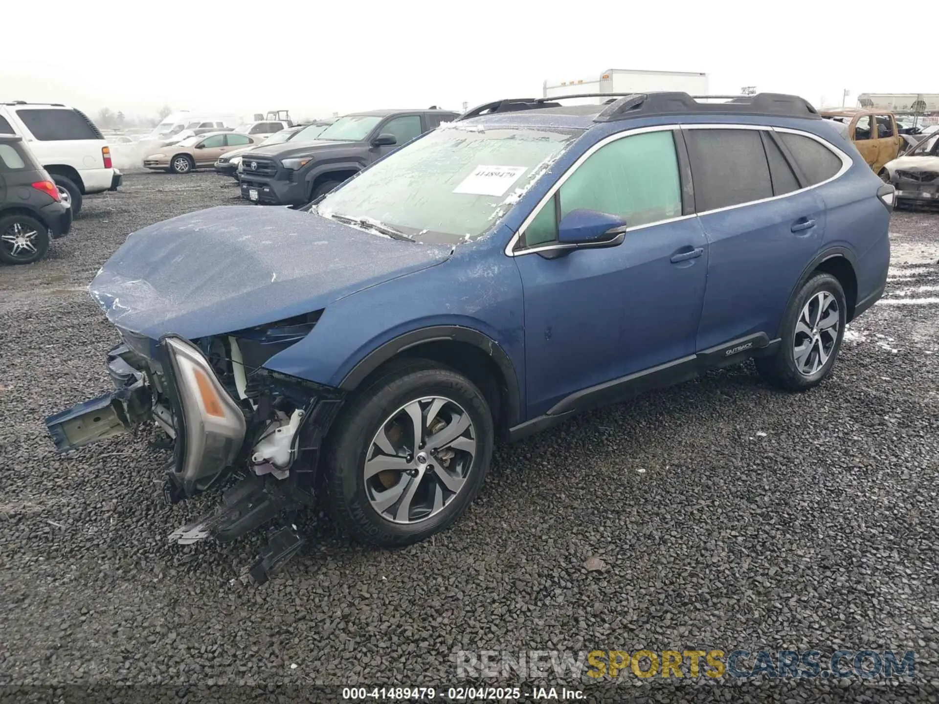 2 fotografías del automóvil dañado 4S4BTANC6N3241930 SUBARU OUTBACK 2022