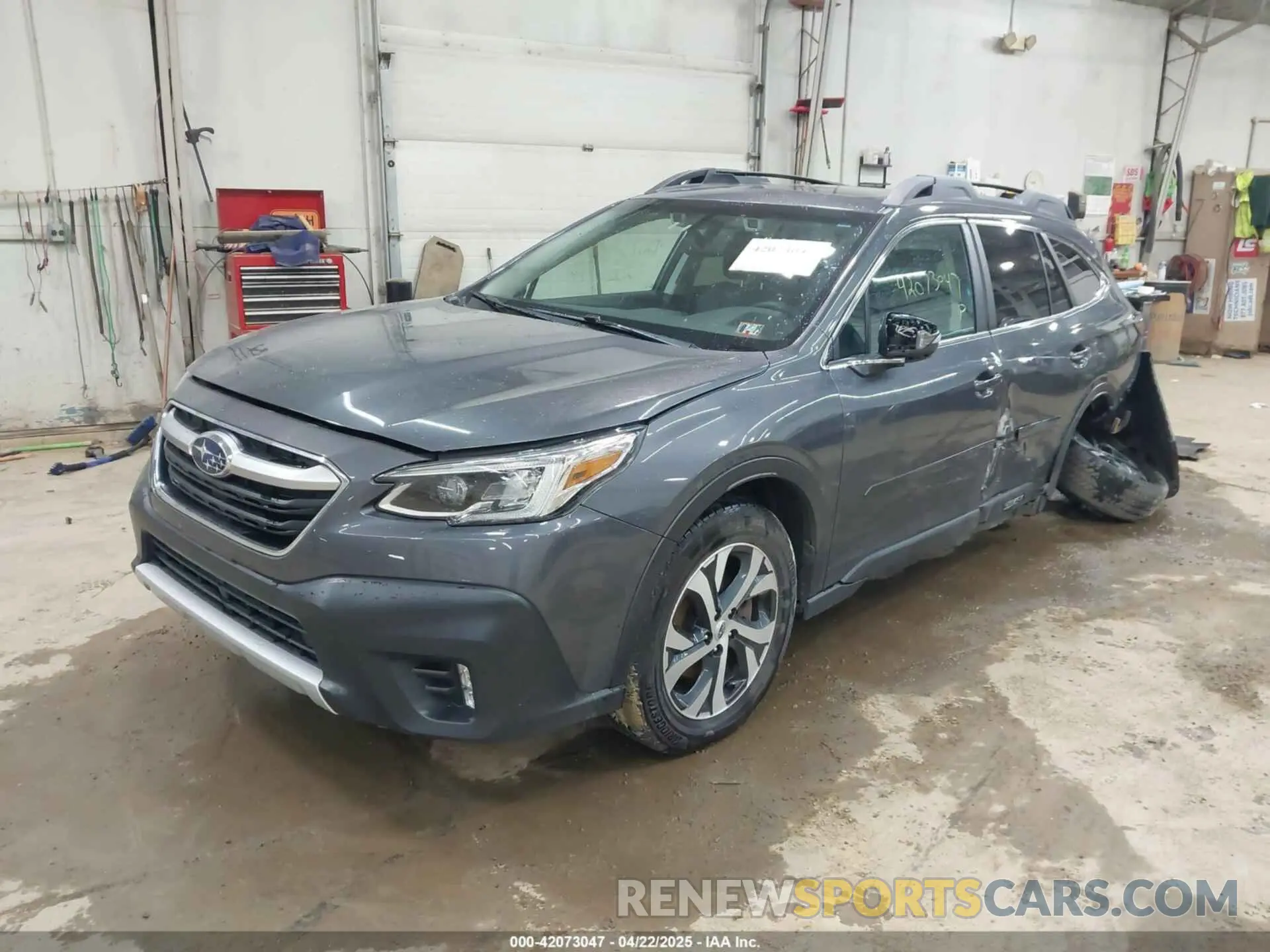 2 fotografías del automóvil dañado 4S4BTANC9N3129123 SUBARU OUTBACK 2022