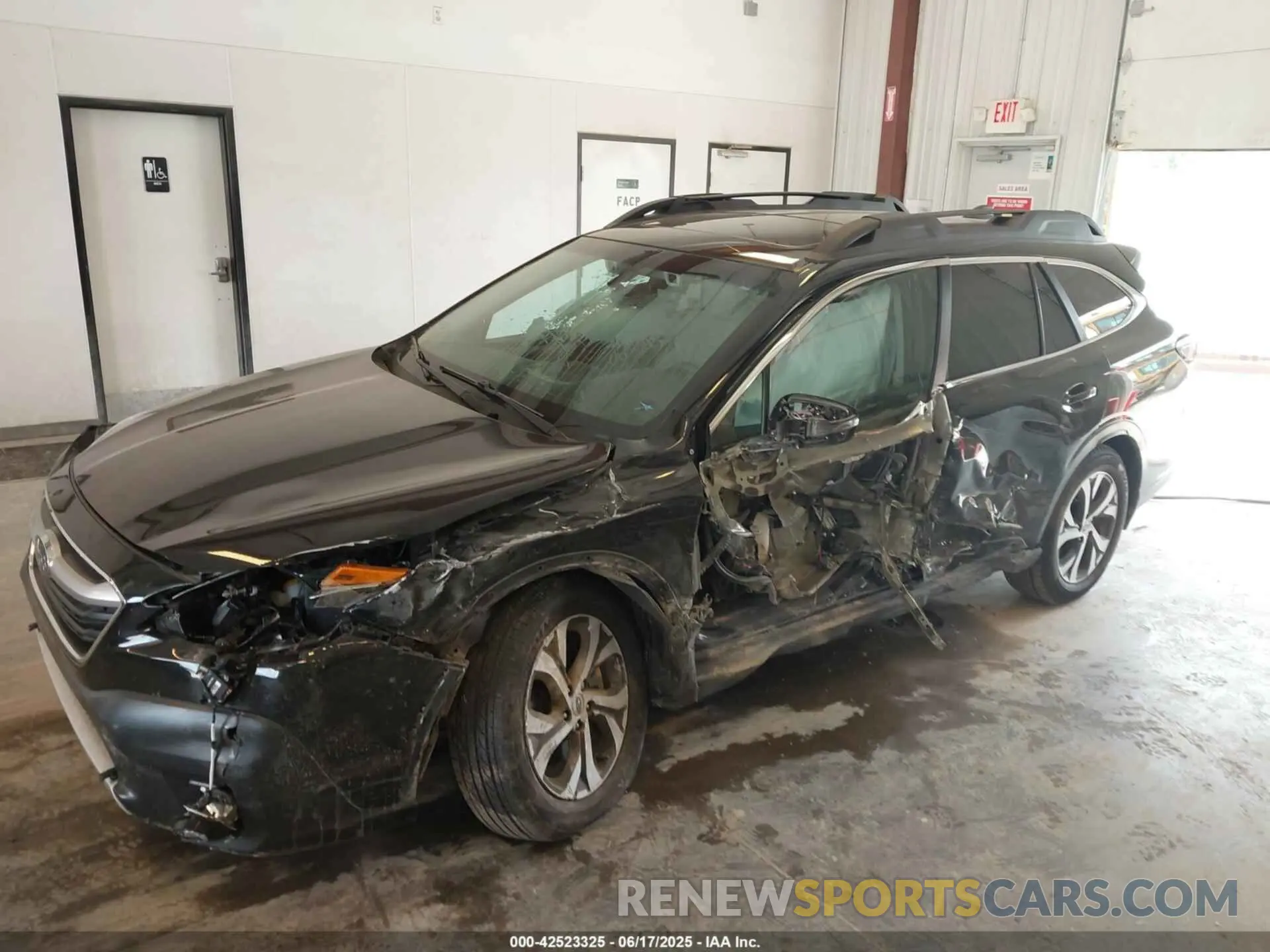 6 fotografías del automóvil dañado 4S4BTANC9N3249021 SUBARU OUTBACK 2022