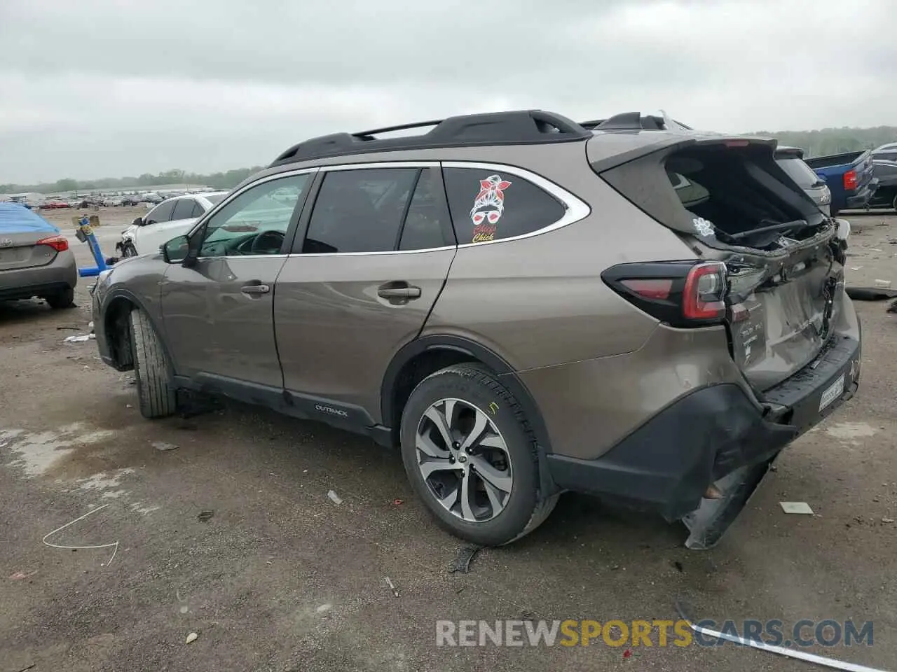 2 fotografías del automóvil dañado 4S4BTANCXN3200958 SUBARU OUTBACK 2022