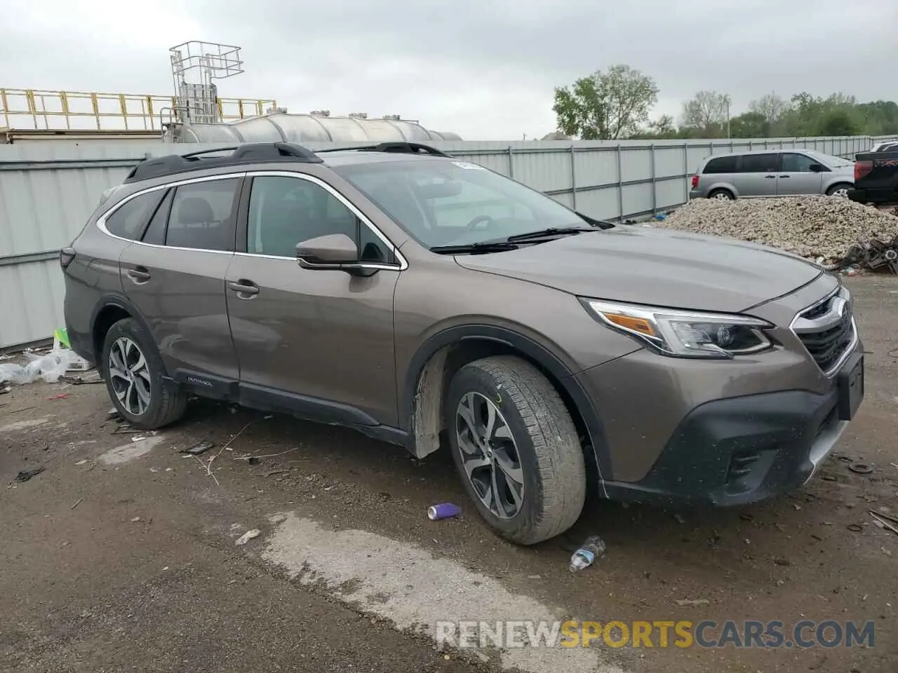 4 fotografías del automóvil dañado 4S4BTANCXN3200958 SUBARU OUTBACK 2022