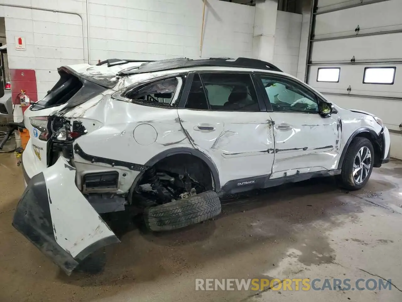 3 fotografías del automóvil dañado 4S4BTANCXN3235113 SUBARU OUTBACK 2022