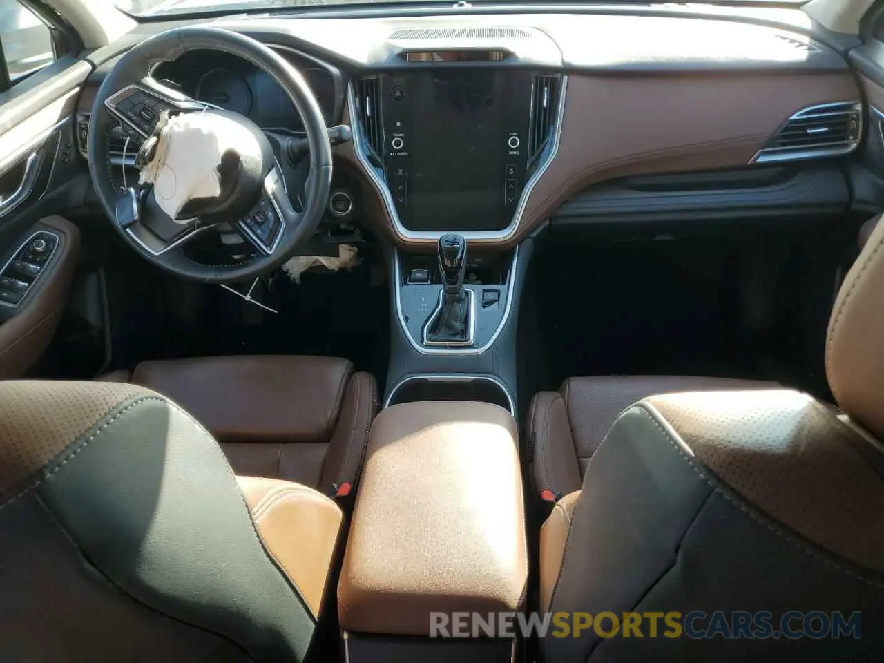 8 fotografías del automóvil dañado 4S4BTAPC5N3214179 SUBARU OUTBACK 2022