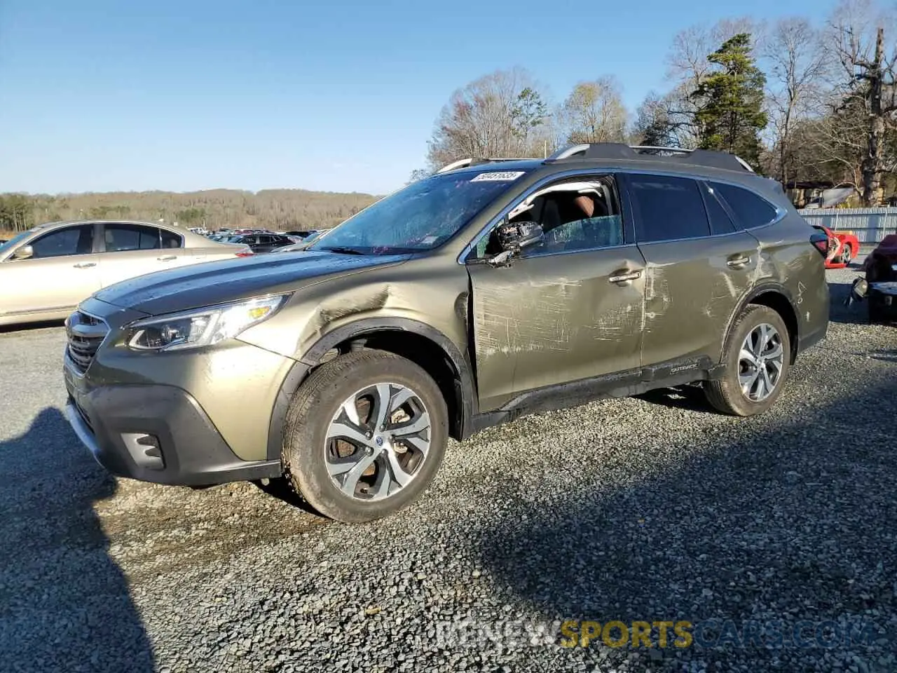 1 fotografías del automóvil dañado 4S4BTAPC5N3244363 SUBARU OUTBACK 2022