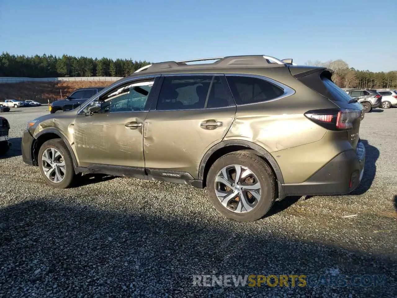 2 fotografías del automóvil dañado 4S4BTAPC5N3244363 SUBARU OUTBACK 2022