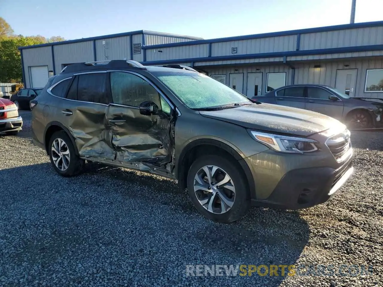 4 fotografías del automóvil dañado 4S4BTAPC5N3244363 SUBARU OUTBACK 2022