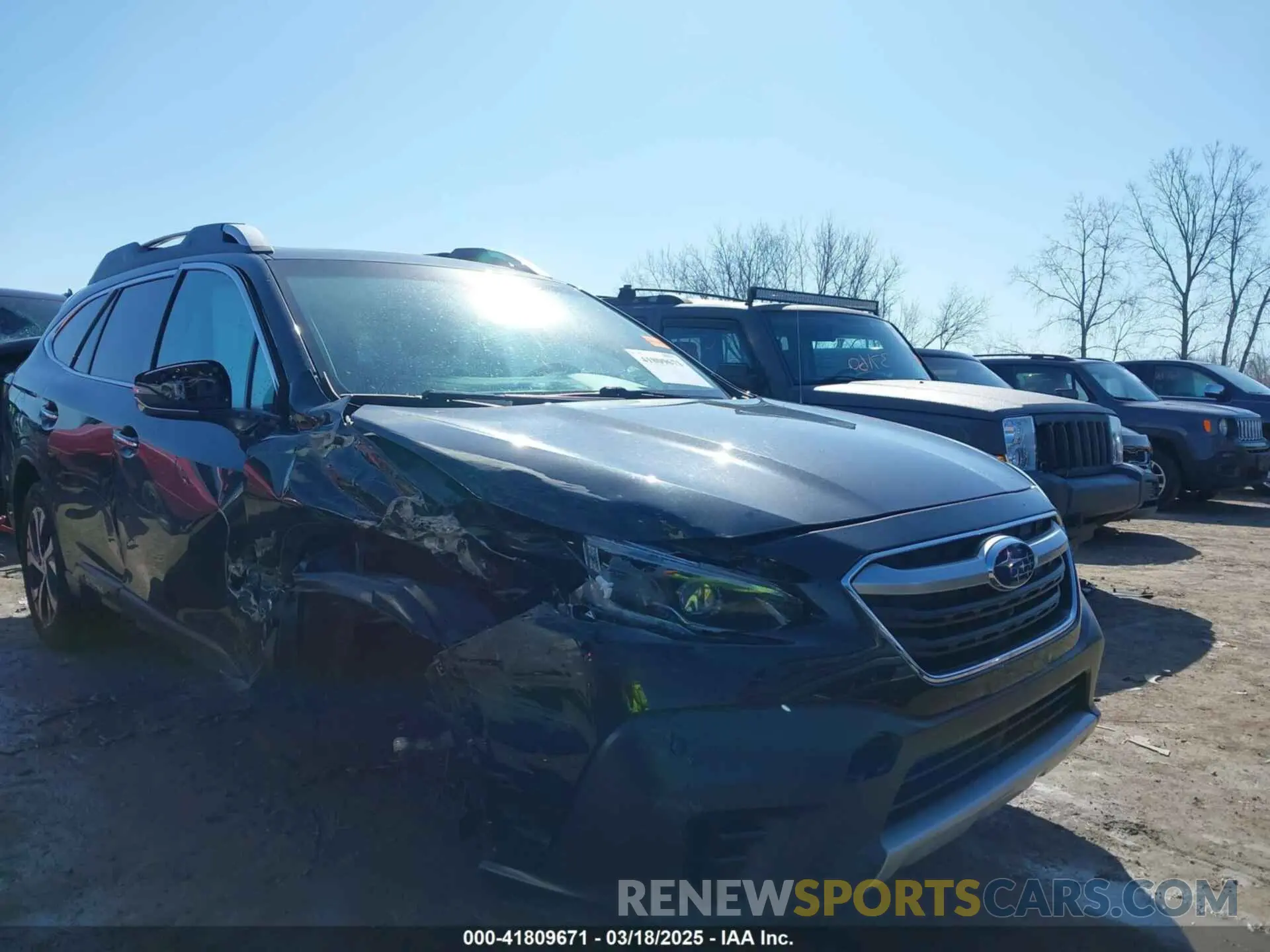 1 fotografías del automóvil dañado 4S4BTAPC8N3122595 SUBARU OUTBACK 2022