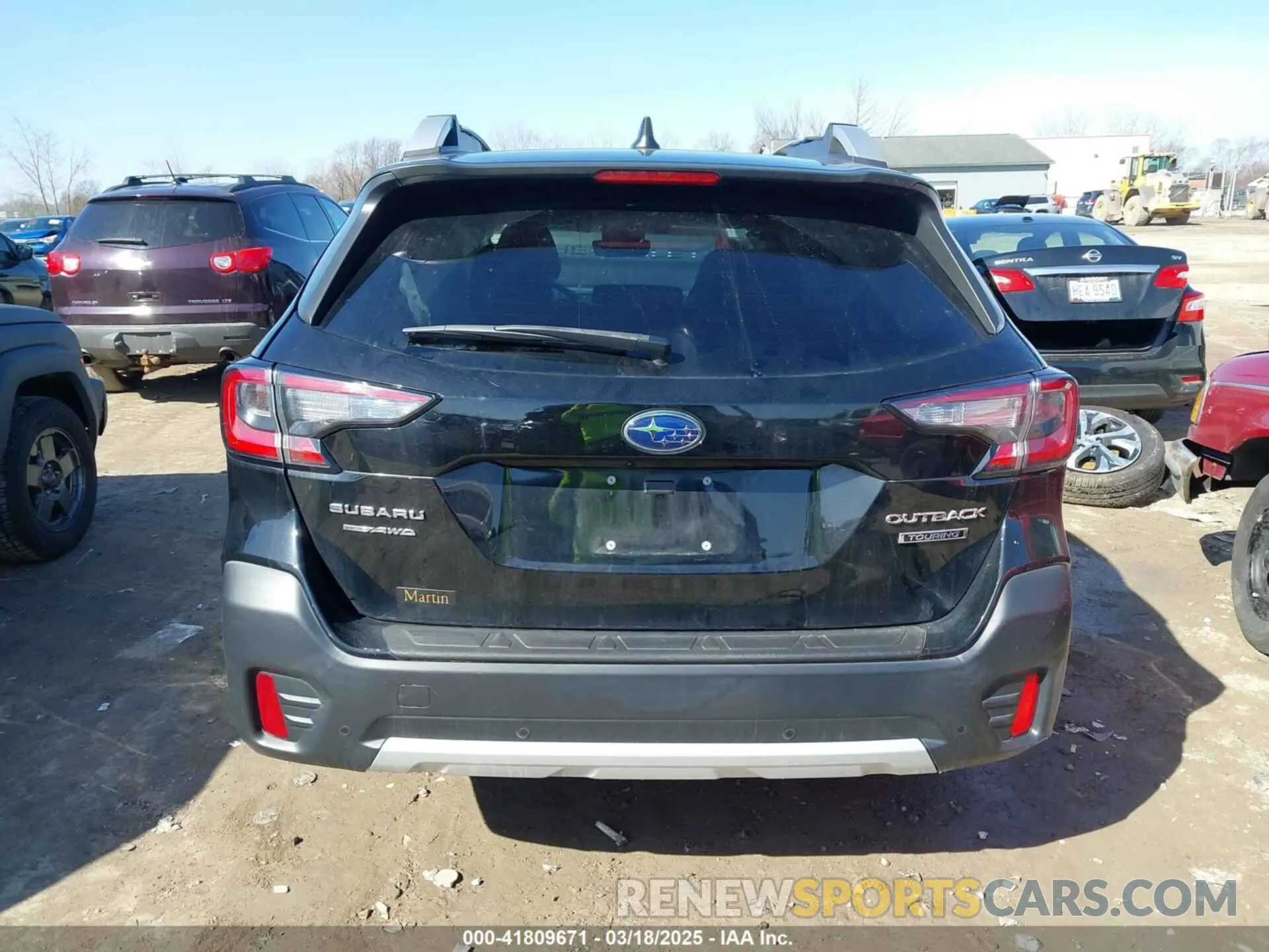 17 fotografías del automóvil dañado 4S4BTAPC8N3122595 SUBARU OUTBACK 2022