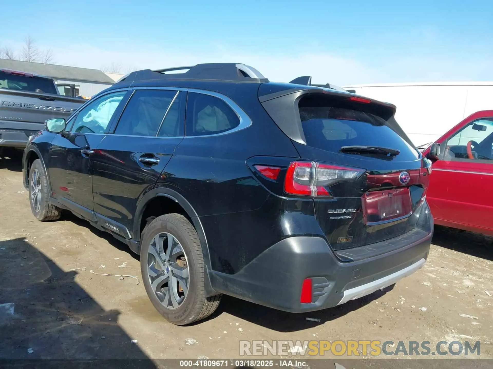 3 fotografías del automóvil dañado 4S4BTAPC8N3122595 SUBARU OUTBACK 2022