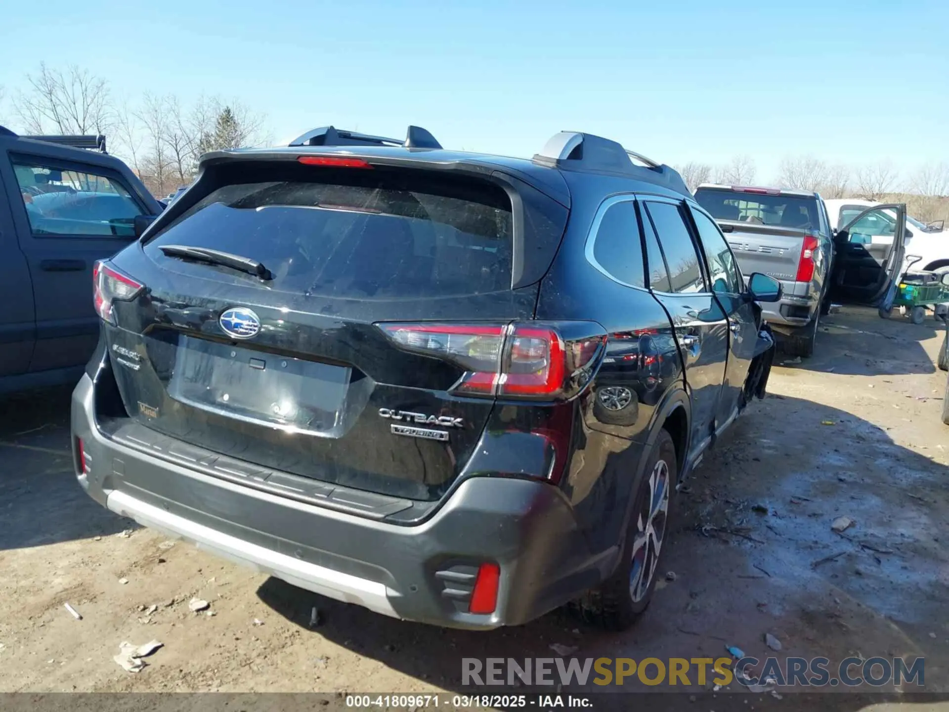 4 fotografías del automóvil dañado 4S4BTAPC8N3122595 SUBARU OUTBACK 2022