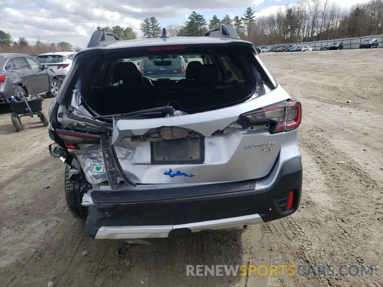 6 fotografías del automóvil dañado 4S4BTGND1N3259229 SUBARU OUTBACK 2022