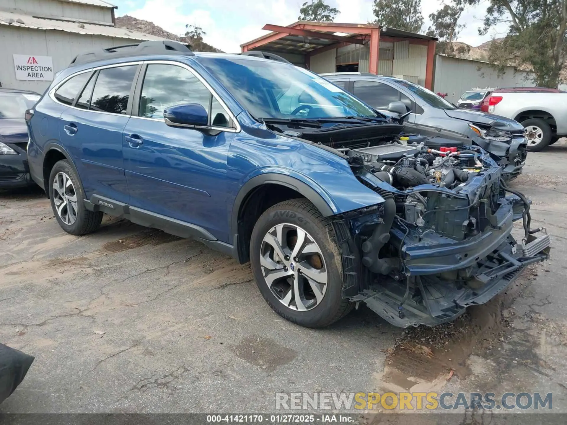 1 fotografías del automóvil dañado 4S4BTGND2N3228104 SUBARU OUTBACK 2022