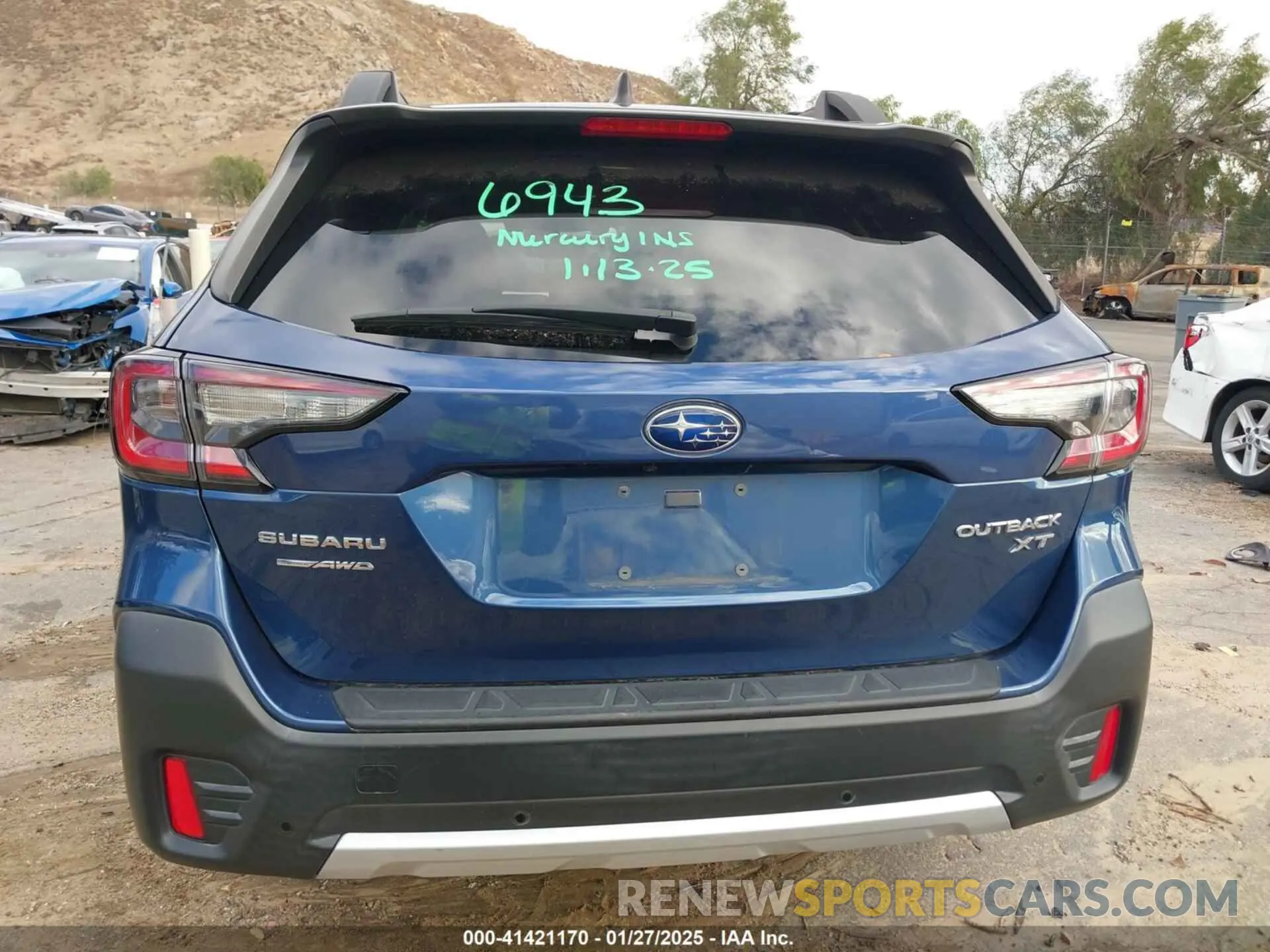 17 fotografías del automóvil dañado 4S4BTGND2N3228104 SUBARU OUTBACK 2022