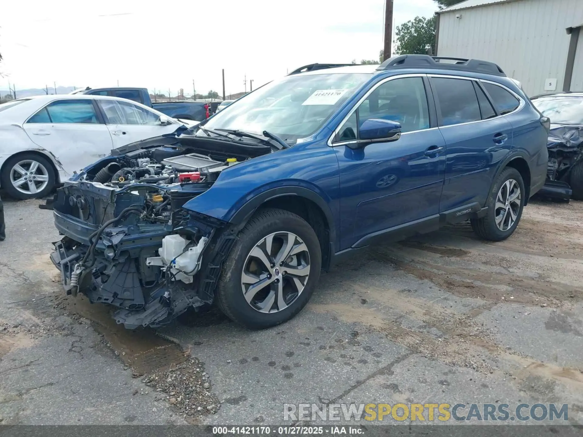 2 fotografías del automóvil dañado 4S4BTGND2N3228104 SUBARU OUTBACK 2022