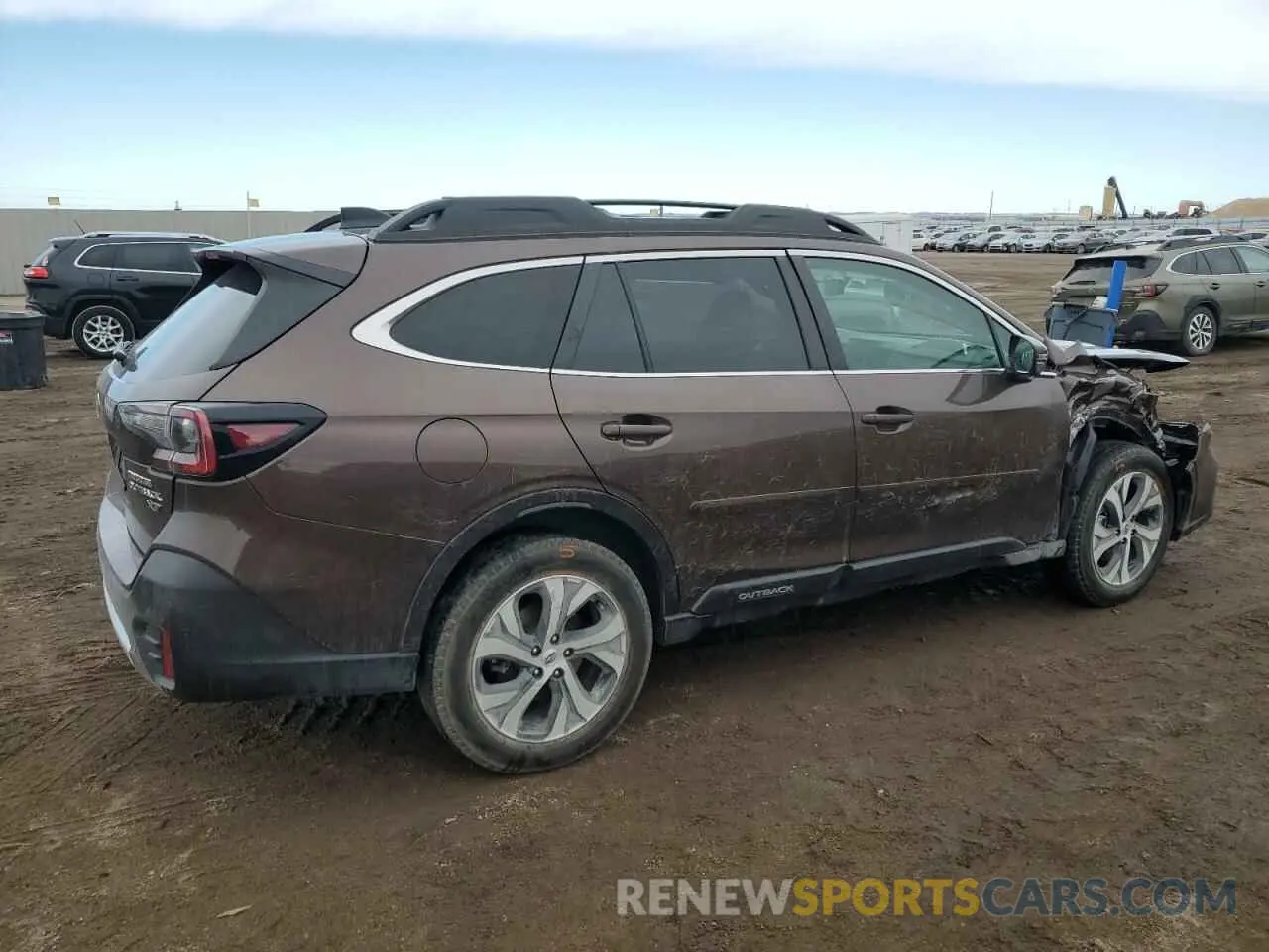 3 fotografías del automóvil dañado 4S4BTGND2N3235652 SUBARU OUTBACK 2022